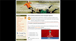 Desktop Screenshot of bestfootballpredictions.com